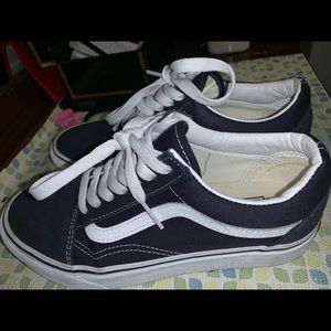 blue navy vans